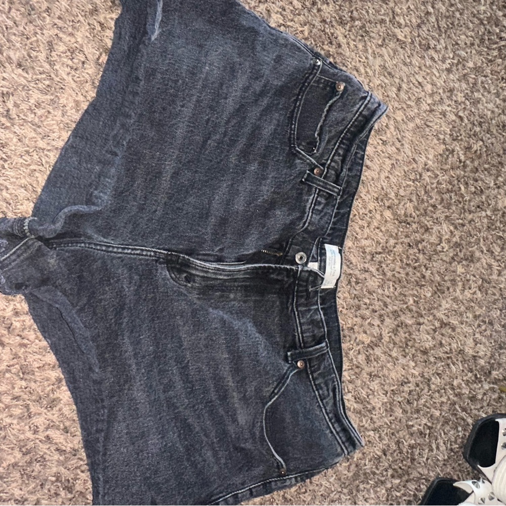 Abercrombie & Fitch Black Denim shorts